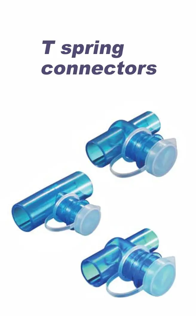 T spring connectors