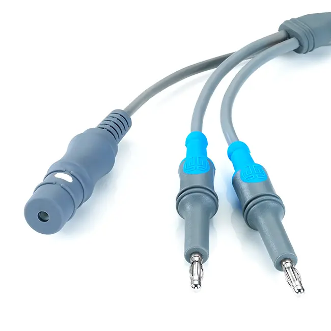 Reusable Bipolar Cable, Twin 4 mm Banana Plugs ...